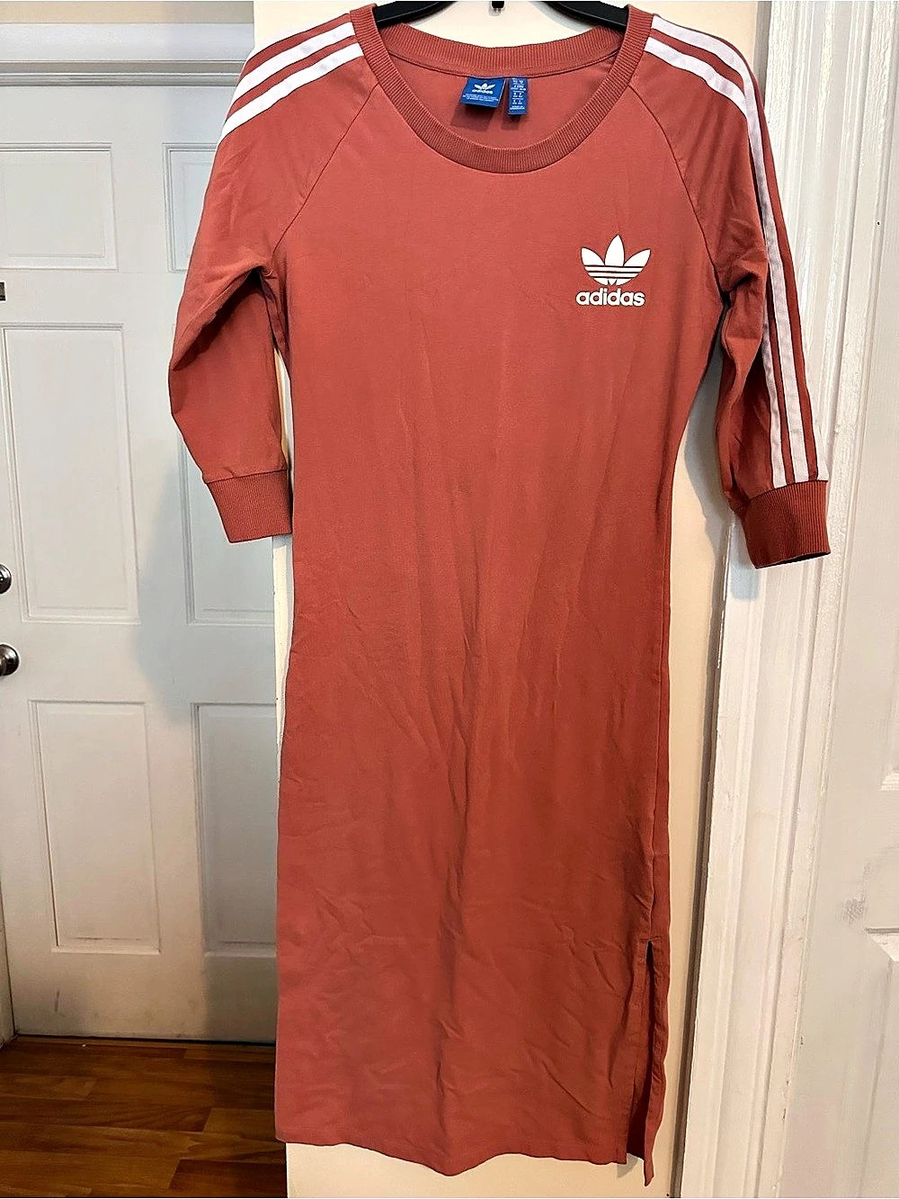 🤎 adidas Originals 3-Stripes Midi Dress | Women’s M